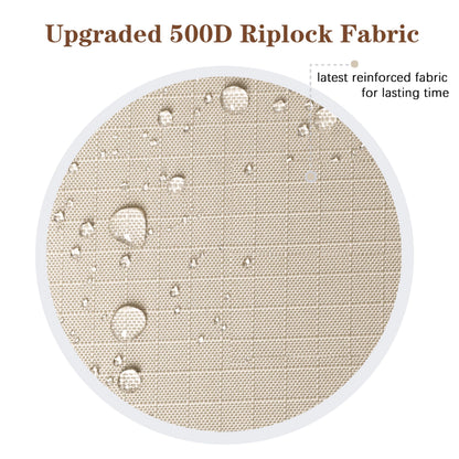 SCOCANOPY Light Beige Replacement Canopy Compatible with Big Lots Wilson & Fisher Jefferies Gazebo Model A101013211