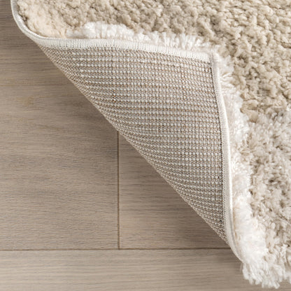 Nuloom Gloria Beige, 3' x 5', Abstract, Shag, Soft and Cozy, Plush, High Traffic, Stain Resistant, Easy Clean, Durable Area Rug for Bedroom, Living Room, Dining Space, Den, Foyer, Entryway