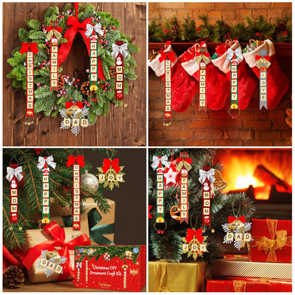 MGparty 312 Pieces Christmas Ornaments DIY Christmas Tree Ornaments Xmas Arts and Crafts Decorations Supplies for Kids Adults