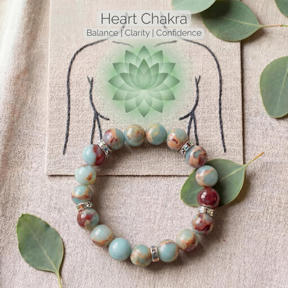 liagza Healing Bracelet For Women Anxiety Crystal Bracelet Chakra Beaded Bracelets Rose Quartz Crystals And Healing Stones Yoga Bead Bracelet Calming Stretch Bracelet Stress Relief Gifts For Women