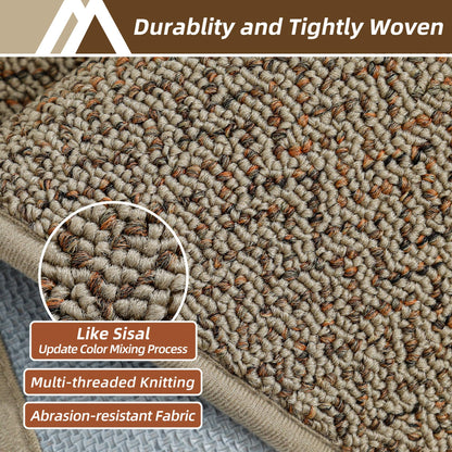 COSY HOMEER Door Mat 17" x 30" Non Slip Absorbent Entryway Rugs Dirt Trapper Doormats Washable Entrance Mats Low Pile Welcome Floor Mat for Front Back Door and Entry Mats,Taupe(Roll Packing)