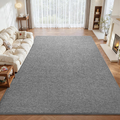DweIke Rugs for Bedroom Living Room, 4x6 ft Grey Area Rug, Washable Memory Foam Indoor Carpet, Modern Non-Slip Ultra Soft Carpets for Kids Boys Girls Adults Nursery Dorm Home Decor