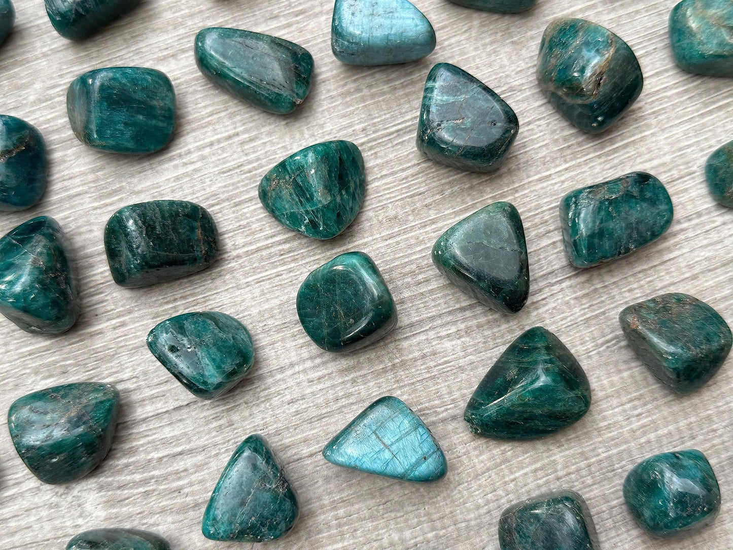 WHOLESALE Apatite Tumbled Stones, Polished Apatite Gemstone, Apatite Polished Rocks (Apatite, 0.25 Pound)