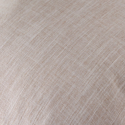 ZeeMart Rustic Cotton Linen Throw Pillow Covers Set of 2, 18x18 Inch Taupe, Farmhouse Style Decorative Couch Pillow Cases Beige Cushion Covers for Sofa Bed Living Room Home Decor