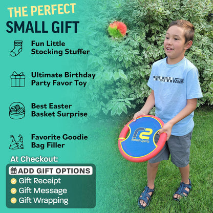 Kids Bouncy Paddles & Flying Disc: Summer Gifts For Boys & Gift Ideas for Kids 2026 - Sports Gifts & Sports Games For Boys 8-12 Toss & Catch Games & Yard Toys Outdoor Games For Kids With Stringy Balls