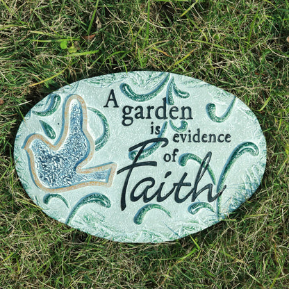 Nattol Versatile Dove Garden Stone, Stepping Stone & Wall Decor for Indoor & Outdoor Use