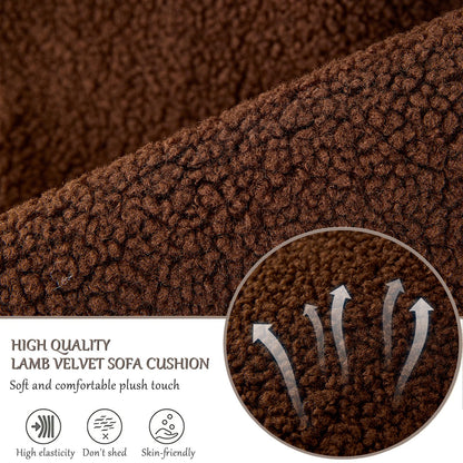 NNSMUN Armrest Cover, Recliner Chair Protector, Furniture Protector Slip, Side Storage Pocket, Stretch Armchair Couch Arm Rest Cover for Recliner, Chair, Sofa (Coffee,1 Seater(3pcs))