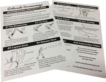 Polypropylene Boomerangs for Kids 5-14 - Real Aerodynamic Boomerang!