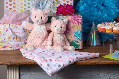 Mary Meyer Putty Nursery Lovey Soft Toy, 11-Inches, Pink Kitty