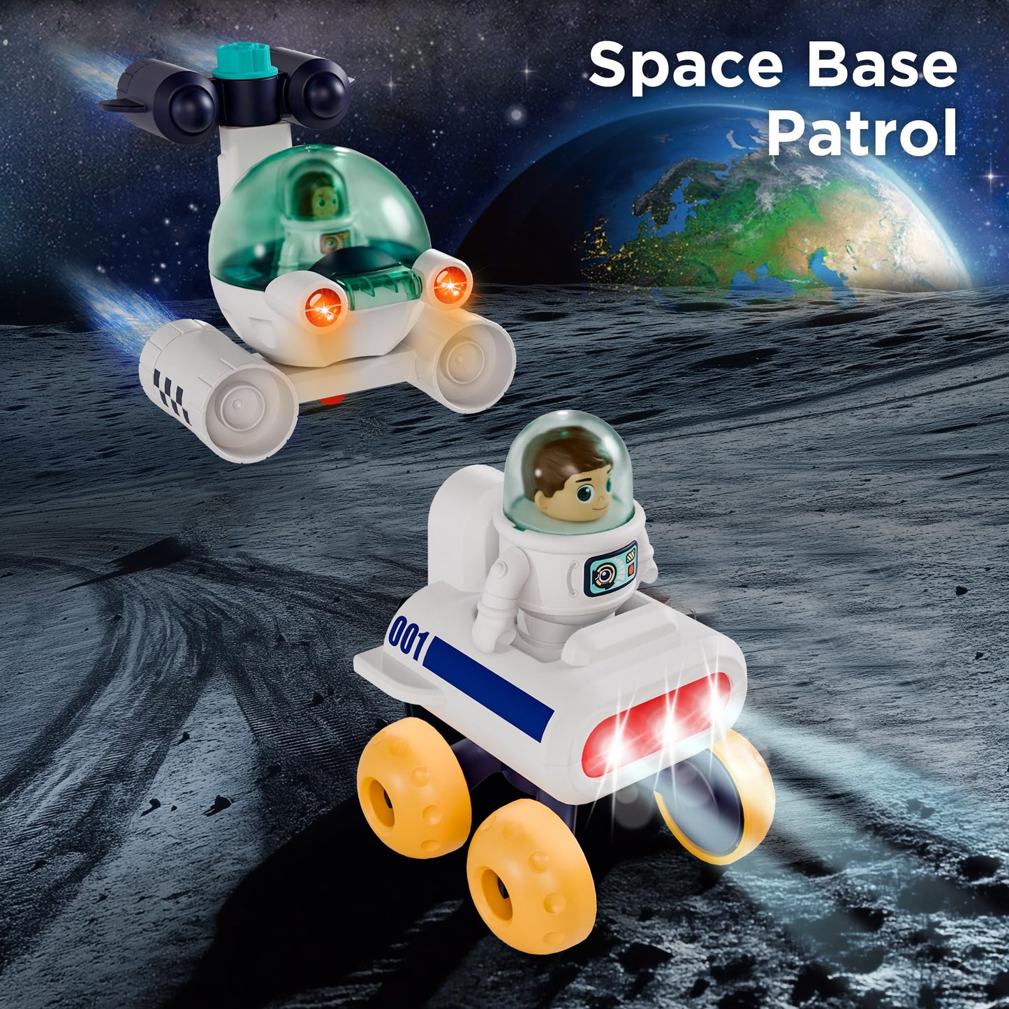 iPlay, iLearn Kids Space Toys, Spaceship Adventure Planet Playset W/ 2 Astronaut Rocket Shuttle, Boy Educational STEM Outer Space Solar System Toy, Cool Birthday Gift 3 4 5 6 7 8 Year Old Girl Toddler