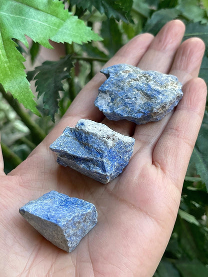 GAF TREASURES Wholesale Raw Lapis Lazuli Crystals, Natural Lapis Lazuli Stone, Natural Rough Lapis Lazuli Crystals, Lapis Lazuli Rough, Lapis Lazuli Healing Crystals (Lapis Lazuli, 0.5 Pound)