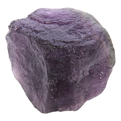 ANAYA AGATE Purple Fluorite 2 Pcs Raw Crystals Rough Gemstones w/Authenticity Card, Velvet Pouch - Large 1.25–2.0" Raw Stones for Tumbling, Cabbing, Polishing, Cutting Natural Healing Crystals for Home Decor, DIY Stones