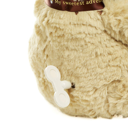 KIDS PREFERRED Disney Baby Classic Pooh Waggy - Musical Plush Stuffed Animal, 13 Inches , Brown