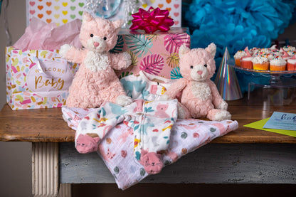 Mary Meyer Putty Nursery Lovey Soft Toy, 11-Inches, Pink Kitty