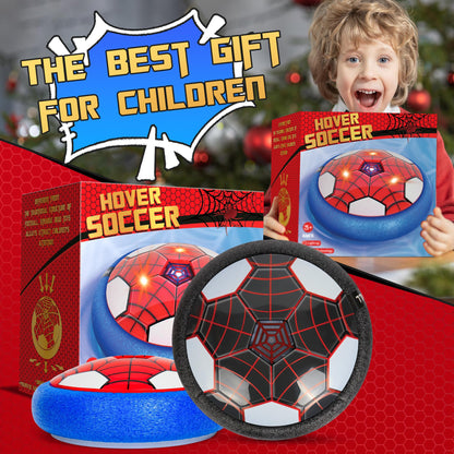 BESTVIVE Hover Soccer Ball, 2 Pack - Indoor Soccer Toys for Kids, Cool Sports Games for Boys and Girls, Birthday Gifts（Red and Black）