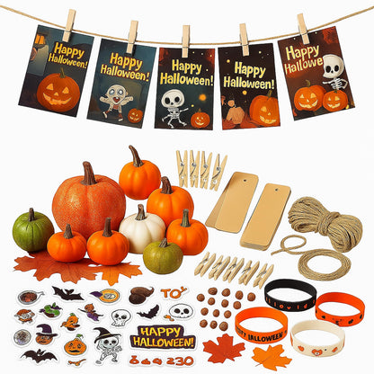 96PCS Holiday & Thanksgiving Decorations Set – Artificial Pumpkins, Maple Leaves, Acorns & Pinecones for Rustic Table Centerpieces, Christmas Transition, New Year Displays & Tiered Trays