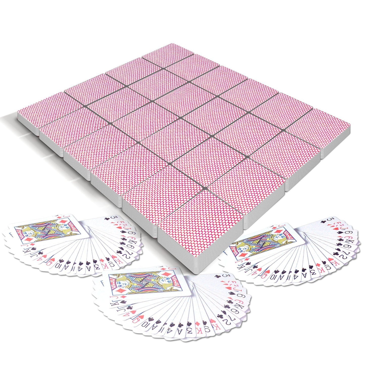 Gamie Pack of 20 Mini Playing Cards - Poker Mini Card Deck - Miniature 1.5 Inch Card Set - Small Casino Game Cards for Kids, and Adults - Great Novelty Gift, Party Favor for Boys and Girls