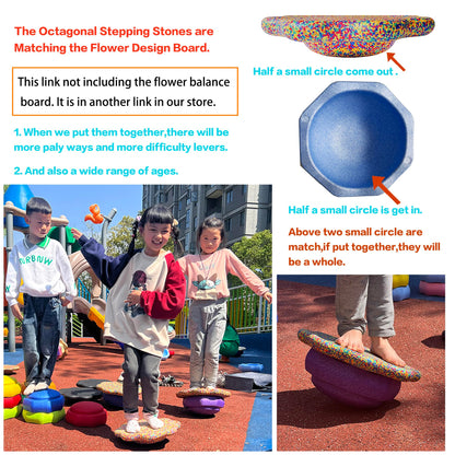 Balance Stepping Stones for Kids(6pcs/set),Kids Stepping Stones,Toddler Stepping Stones,Stepping Stones for Toddlers,Balance Stepping Stones Kids,Sensory Stepping Stones,Kids Stepping Stones Balance