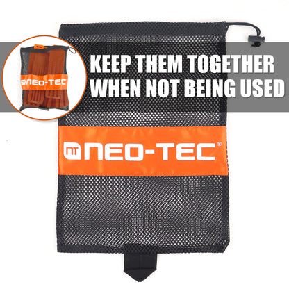 NEO-TEC 6 Pack Tree Felling Wedges, Chainsaw Wedges, 5.5"+8" Tree Cutting Equipment, Tree Cutting Equipment with Spikes for Safe Tree Cutting