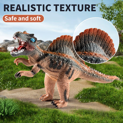 NIPLOOOW Big Dinosaur Toys for Kids 3-5, 7 Piece Realistic Soft Dinosaur Figures, Jumbo Dinosaur Toys for Kids 5-7, Dinosaur Party Favors, Birthday Gifts for Boys & Girls