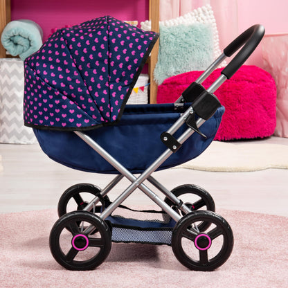 Bayer 4-in-1 Doll Pram Stroller Set with Accessories for 18 in Dolls