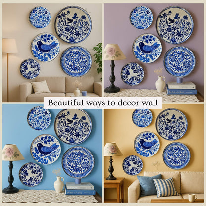 RITUALISTIC Holland Wall Plates & Paintings | Perfect Home Decor and Wall Decor Items for Your Hall and Living Room | Set of 5 |Valentine's day Gift Items