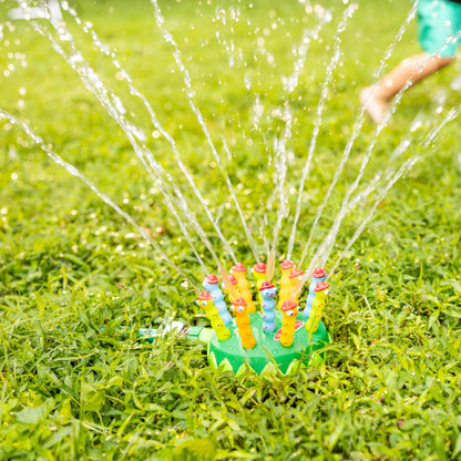 Melissa & Doug Splash Patrol Sprinkler Outdoor Water Toy for Kids - Water Sprinkler for Kids and Sensory Play, Connects to Standard Garden Hose, Ages 3+