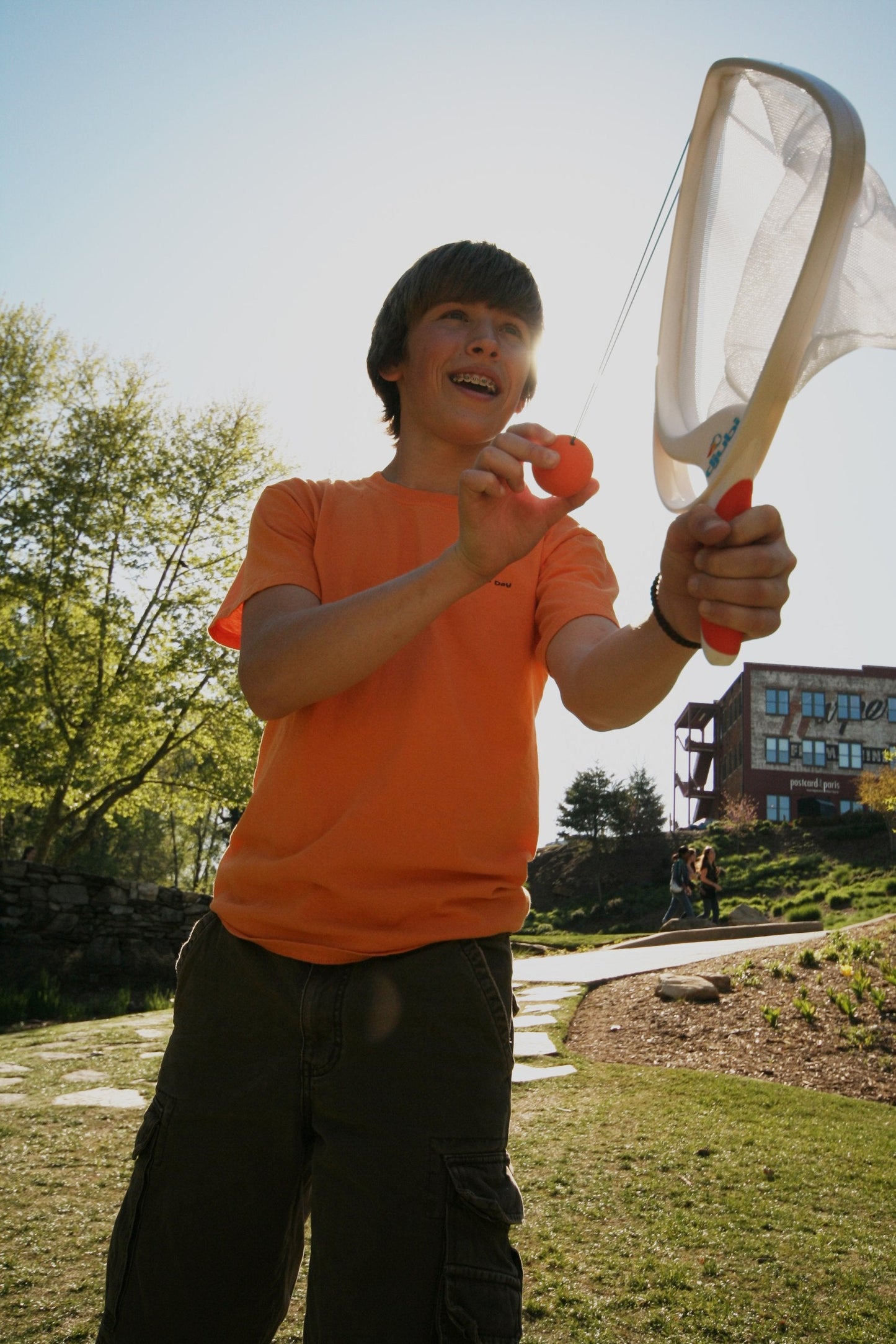 Djubi Slingball, Best Gifts for Kids and Teens All Ages 8 & Up - Slingshot Outdoor Beach, Lawn, & Tailgating Family Game - Toys Gifts for 8 9 10 11 12 13 Year Old Boys - Classic