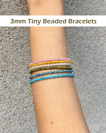 Natural Stone Bracelets for Women Gold Plated Energy Beaded Bracelet Enewton Unique Friendship Bracelets Gifts, Black