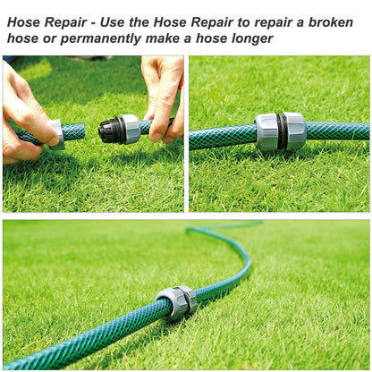 Eden 94051 Rubber Garden Hose 1/2 in. x 50 ft, DIY Hose Set