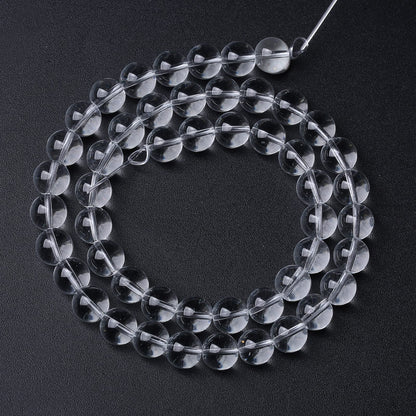 6MM 63PCS Clean Glass Spacer Loose Beads for Jewelry Making DIY Bracelet Necklace