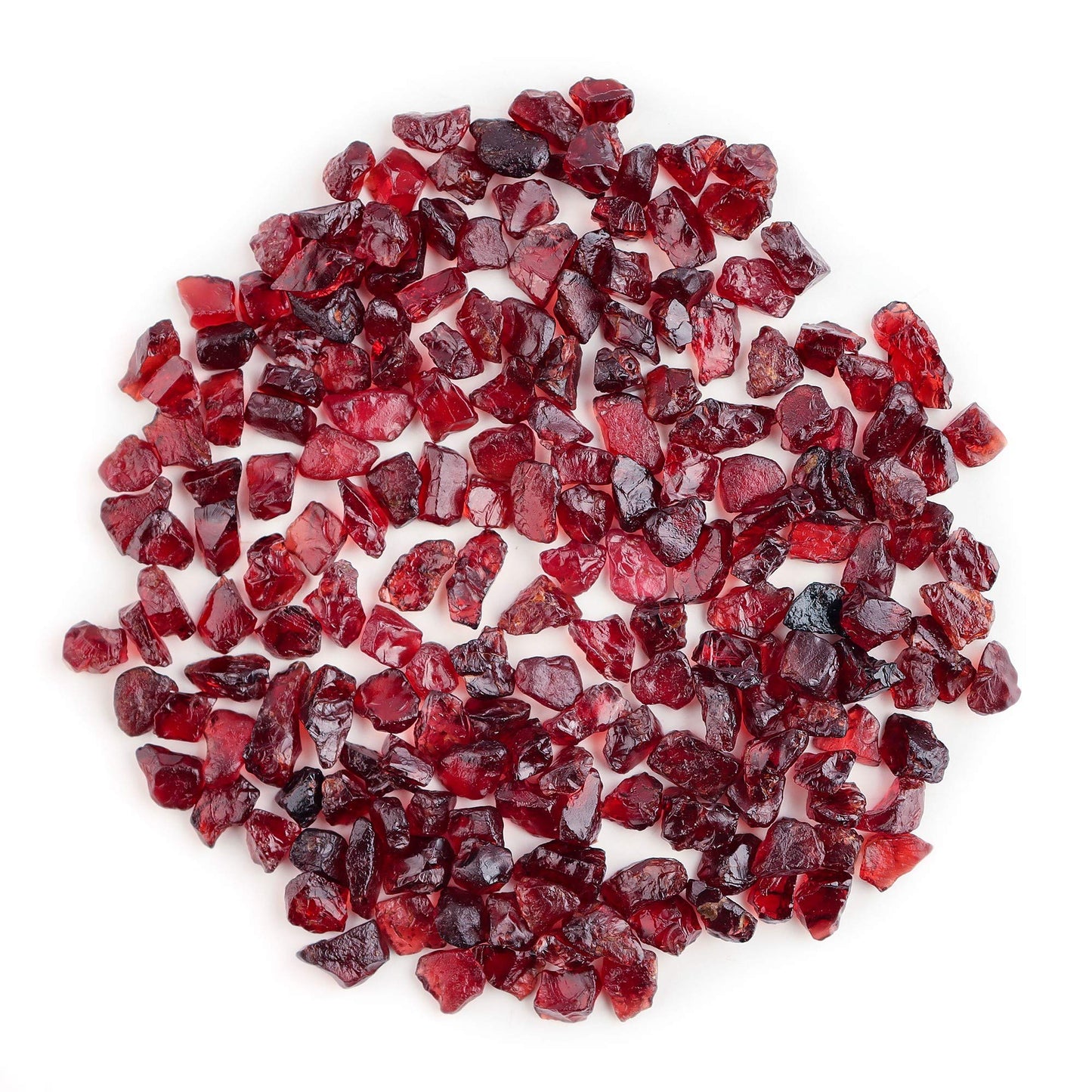 OdrillionGems 50carats Natural Raw Garnet Crystal Gemstone Rough Stone, DIY Jewelry Making, Wire Wrapping, Chakra Healing Crystals, Loose Wholesale Lot, Jewelry Gemstones, January Birthstone, pack