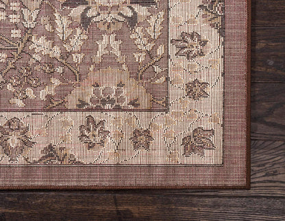 Unique Loom Espahan Collection Area Rug - Cape Cod (7' 10" x 10' Rectangle, Brown/ Beige)