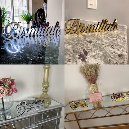 iwa concept Alhamdulillah Gold Home Decor for Table or Shelves | Islamic Ramadan Gift & Eid Decorations