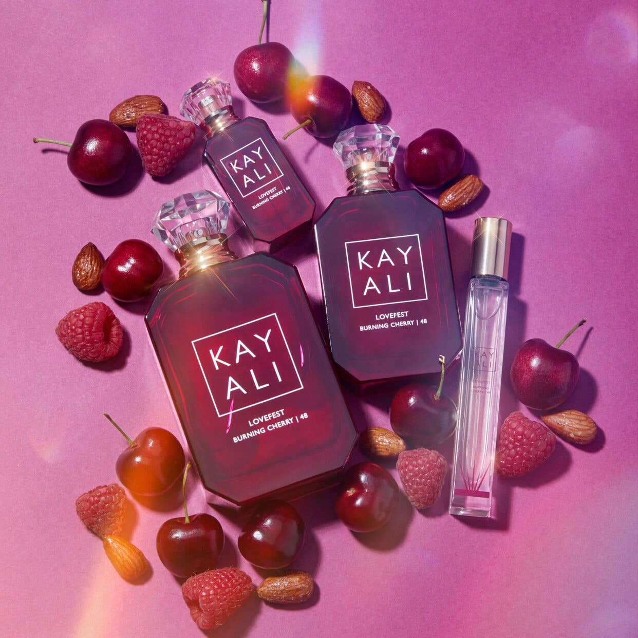 LocalKAYALI Lovefest Burning Cherry 48 Eau De Parfum 100ml – Sweet Fruity Gourmand Perfume For Women – Long Lasting Arabic Fragrance With Black Cherry, Jasmine & Patchouli – Luxury Gift For Birthday, Christmas & Romantic Evenings