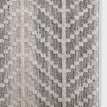 Well Woven Custom Size Hallway & Stair Runner- Harlow Rhodes Taupe 31 Inches Wide x 2 Feet Long Runner (31" x 2') Runner Rug - Contemporary Design, Ultra-Soft, Easy-Clean