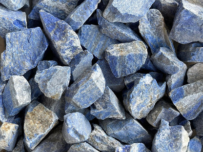 GAF TREASURES Wholesale Raw Lapis Lazuli Crystals, Natural Lapis Lazuli Stone, Natural Rough Lapis Lazuli Crystals, Lapis Lazuli Rough, Healing Crystals (Lapis Lazuli, 0.25 Pound)