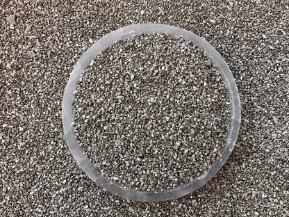 Pyrite Sand Chips – Natural Mini Pyrite Sand Stones, Crushed Undrilled Pyrite Sand, Semi-Tumbled Genuine Pyrite Sand (1 lb Bulk)