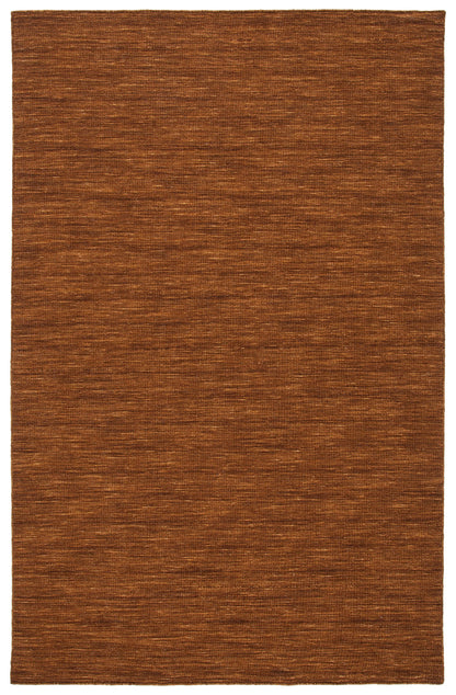 SAFAVIEH Kilim Collection Accent Rug - 4' x 6', Brown, Handmade Casual Solid Wool, Ideal for High Traffic Areas in Entryway, Living Room, Bedroom (KLM850T)