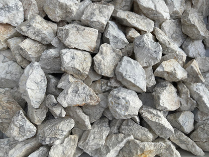 GAF TREASURES Wholesale Raw White Howlite Crystals, Natural White Howlite Stone, Natural Rough White Howlite Crystals, White Howlite Rough, White Howlite Healing Crystals (White Howlite, 0.5 Pound)