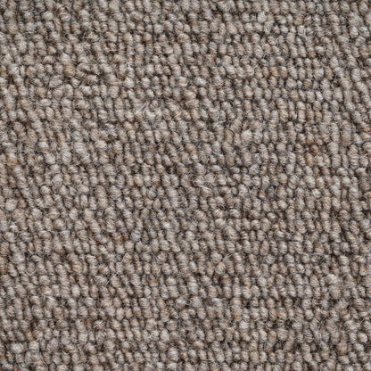 jxgzyy 100% Wool Area Rug 5'×7', All-Natural Plateau Wool Carpet with Cotton Backing, 0.28'' Low Pile Non-Shedding Modern Minimalist Style for Bedroom Living Room and Home Office, Solid Brown