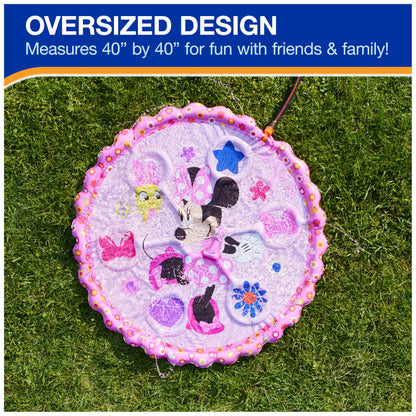 SwimWays Minnie Mouse Splash Mat, Kids Splash Pad, Outdoor Toys, Disney Pool Party Supplies and Water Toys for Kids Ages 1 & Up