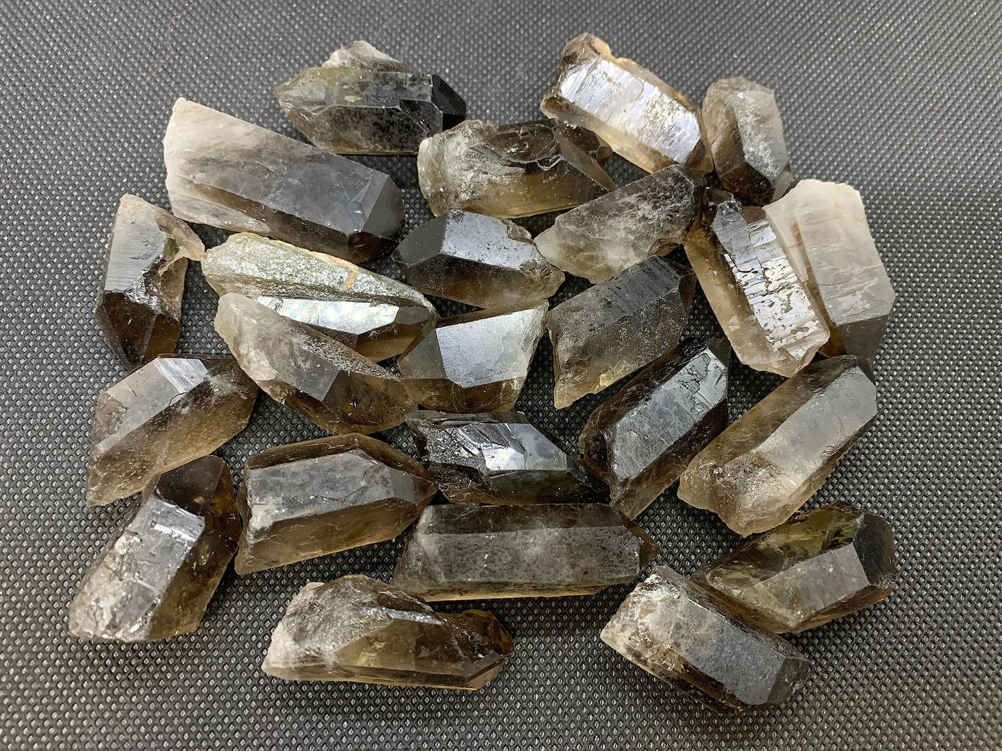 GAF TREASURES Wholesale Smoky Quartz Points, Natural Smoky Quartz Points, Raw Smoky Quartz Points Healing Crystals (Smoky Quartz Points, 0.25 Pound)