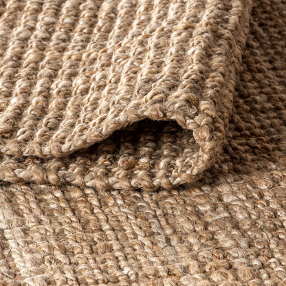JONATHAN Y Pata Hand Woven Chunky Jute Natural Indoor Area Rug, 5x8, Bohemian, Rustic, Cottage, Easy-Cleaning for Living Room, Bedroom, Kitchen, Non-Shedding (NRF102A-5)