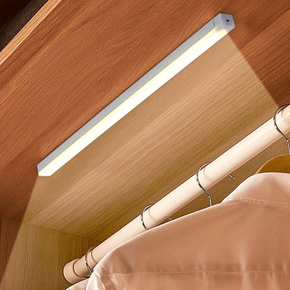 Office Light, Motion Sensor Light, Cabinet Wardrobe Light, Wireless LED Night Light, Stair Backlight, Rechargeable, Suitable for Room, Kitchen, Closet, Stairs, Bathroom and Hallway - Wall Mount, Desktop, Ceiling, Pole Mount, Touch Switch, Indoor Use