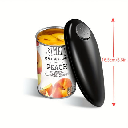 One-Touch Automatic Electric Can Opener with One-Touch Operation & Smooth Edge Safety - Compact Battery-Powered (AA) Design for Arthritis & Seniors, Ergonomic Easy-Grip Lever, Effortless Opening for Limited Dexterity, Ideal Easter Gift for Elderly &