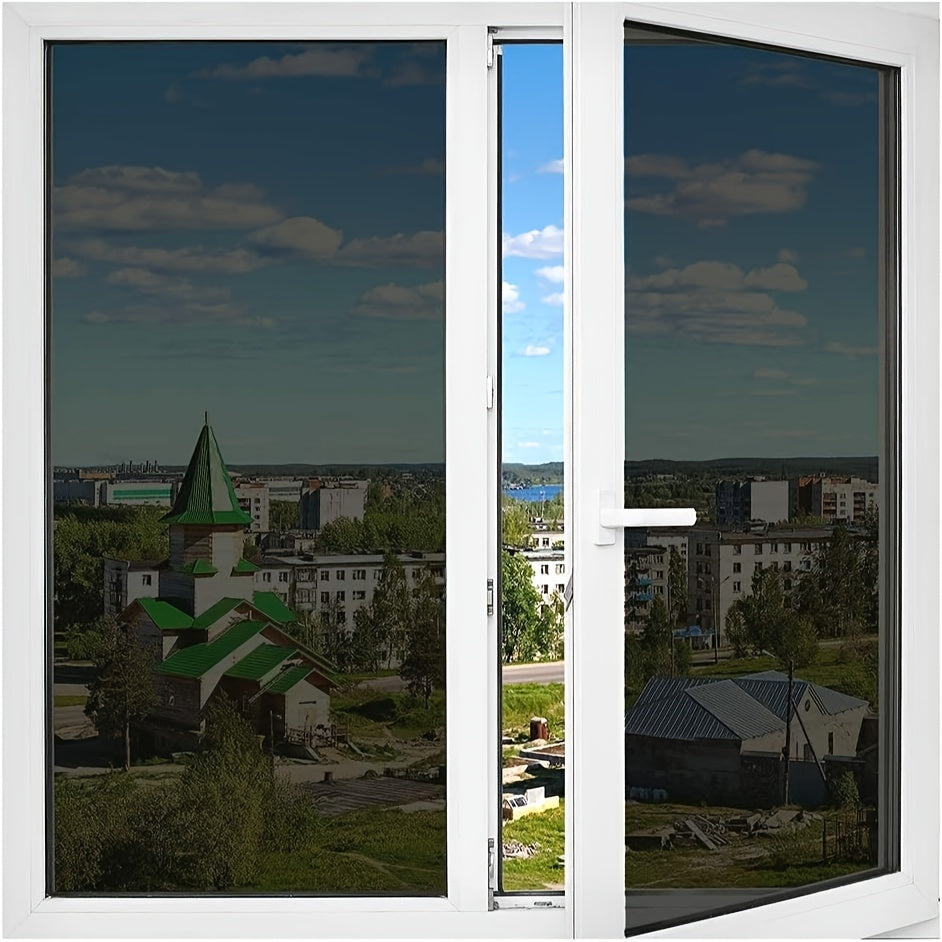 [Anti UV Privacy Window Film] 1pc Anti UV Heat Control Privacy Window Film for Home, Building, Commercial, Office Decor