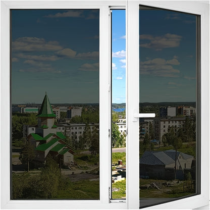 [Anti UV Privacy Window Film] 1pc Anti UV Heat Control Privacy Window Film for Home, Building, Commercial, Office Decor